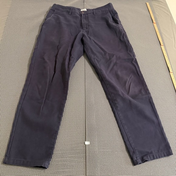 H&M Other - H&M Essentials No. 9 Mens Regular Fit Chino Pants Navy Blue Size 32